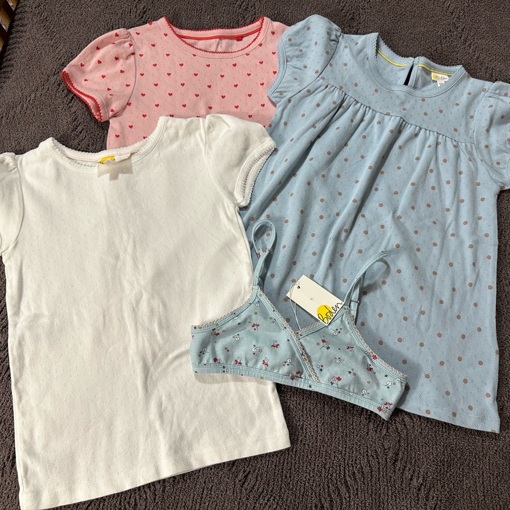 Mini Boden girls 9-10 pointelle bundle